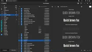 What's new in Font Manager 0.8.0 for Linux