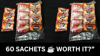 Nescafe Classic Coffee 60 Sachets Pack | Unboxing & Honest Review | Worth Buying?