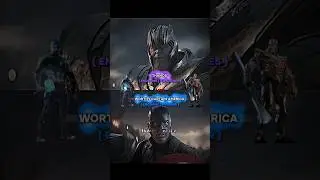 Worthy Captain America vs Thanos #shorts