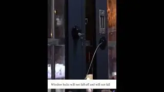 Window Security Chain Lock - Multifunctional Window Cable Lock Restrictor