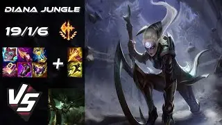 JUNGLE Diana vs Warwick - NA Challenger Patch 25.S1.3