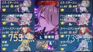 【崩壊3rd】超弦空間 紅蓮HL530 雷環境 神秘主義 3753 / 3739 解説付き