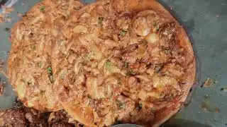 Tala Hua Naan | Naan Pakora | Street Food | Best Tala Naan | Fry Naan | Basan vala Naan