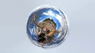 GoPro 360˚ timelapse from St Patrick's Island to Prince's Island #yyc 2021.04.28 #cycling #yycbike