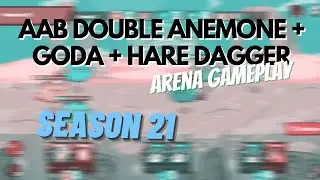 AAB DOUBLE ANEMONE + GODA + HARE ARENA GAMEPLAY | AXIE INFINITY STRATEGY GAMEPLAY #16