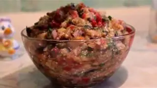 АЗЕРБАЙДЖАНСКАЯ КУХНЯ! ВКУСНЕЙШИЙ МАНГАЛ САЛАТ  MANGAL SALATI   GRILL SALAD   IZGARA SALATA