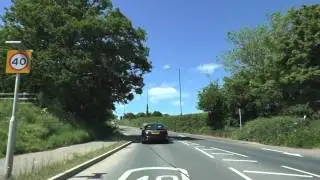 Driving On Tudor Way & Bromyard Road A44, Worcester, Worcestershire, England