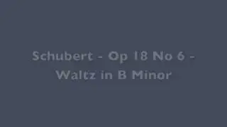 Franz Schubert - 4 Waltzes from D145 Op 18