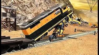 Futuristic Train Transform Robot Games - Mission 4