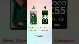 Realme C55 vs Poco C55 #shorts #mobile #viral
