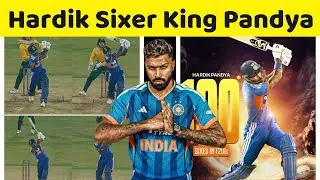 100 sixes by Hardik Pandya in t20 format its unique record || Ind vs Sa || cricket