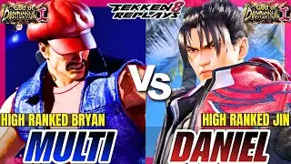 Tekken 8 - Multi (Bryan) vs Danielmado (Jin) - High Level Ranked Match Replay