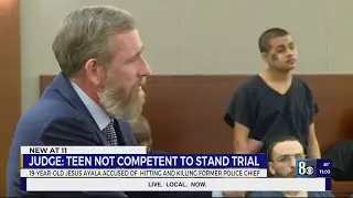 Las Vegas teen accused of killing ex-police chief unfit for trial,  judge rules