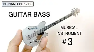3D Metal Model Kit - Guitar Bass | Musical Instrument #3