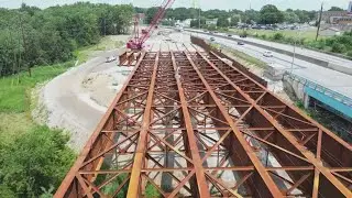 Major progress made on Akron's State Route 8 bridge construction