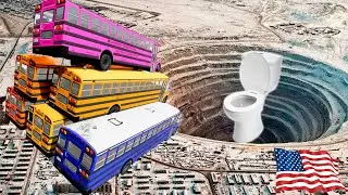 School Bus Crashes &ndash; TOP 100 BeamNG Drive Crazy Bus Crash Test Compilation