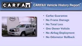 2011 Toyota Tacoma Certified Auburn WA