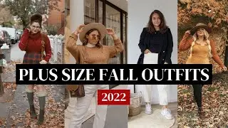 PLUS SIZE FALL OUTFITS 2022 | FALL OUTFIT IDEAS | FALL LOOKBOOK | FALL AMAZON FASHION