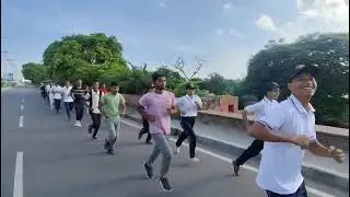 SSJD Inter College Lucknow के NCC कैडेट्स ने Run For Fit India किया आयोजन। UP NCC। 