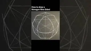 How to draw a Enneagon or Nonagon