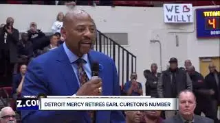 Detroit Mercy retires Earl Cureton's jersey