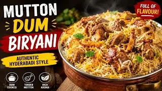 👉 Homemade Mutton Dum Biryani // Easy & Tasty Recipe//Perfect Recipe for Vegetables