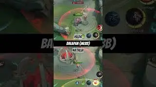 HILDA VS NATALIA (balapan) #mobilelegends #mlbb #shortvideo #balapan