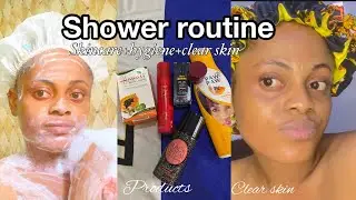 MY SIMPLE WINTER MORNING ROUTINE|products|hygiene|shower routine.