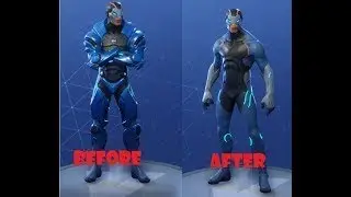 HOW TO REMOVE ARMOR FROM CARBIDE SKIN IN FORTNITE BATTLE ROYALE!
