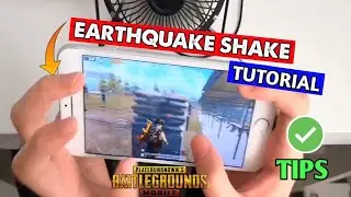 EARTHQUAKE SHAKE SCREEN HANDCAM GUIDE/TUTORIAL (Like Chinese Pro Player) | PUBG MOBILE