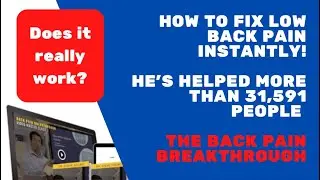 THE BACK PAIN BREAKTHROUGH REALLY WORTH IT? DOES IT WORK? DR STEVE YOUNG METHOD TO A PAINLESS LIFE