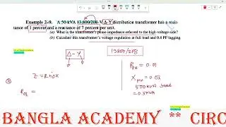 Transformer Math Solution Capman_example_2-9 || Bangla Tutorial || P-05