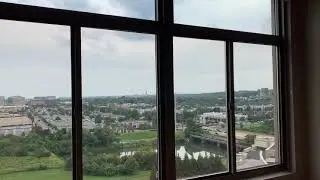 Home Window Tinting (Neutral) with low reflectivity overlooking National Airport #arlingtonvirginia