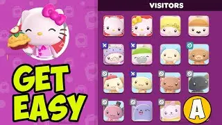 Hello Kitty Island Adventure How to get VISITORS (EASY)