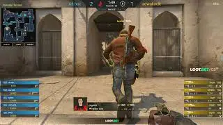 (RU) adwokacik vs Ad hoc | Loot.bet/CS Season 3 | map 1 | by @Zloba13 & @AlexeyDeq