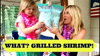 LUAU PARTY FOOD IDEA: GRILLED COCONUT SHRIMP