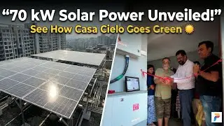 70 kW Rooftop Solar Inauguration at Casa Cielo | Lodha Palava | PeriUrja