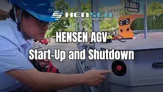 How to Start and Shut Down HENSEN AGV | Automated Guided Vehicle Operation Guide