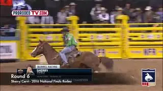 Sherry Cervi 10 Rounds 2016 Wrangler NFR Barrel Racing