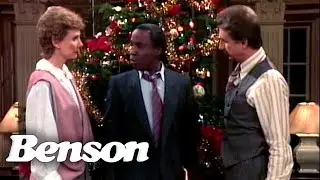 Benson | The Staff Gets Ready To Celebrate Christmas | Classic TV Rewind