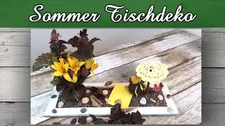 Sommer Tischdeko DIY |  Sommerdeko | Partydeko | Urlaub | Deko Ideen