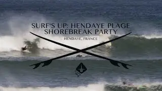 Surf's up: Shorebreak Fun in Hendaye