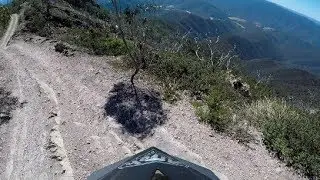 Down Billy Goat Bluff Track - solo ride March 2018