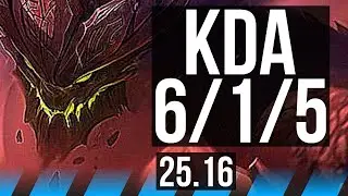 MALPHITE vs ZED (MID) | 6/1/5 | KR Diamond | 25.16
