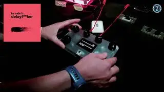 he calls it: delayf**ker - Power Glitch - Sonic State Demo at Machina Bristonica