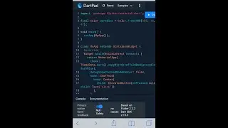 How to use flutter on mobile #iPhone #Android