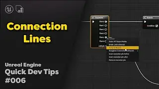 Quick Dev Tip #6 UE4 - Blueprints - Connection Lines
