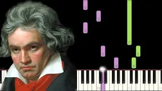 Ode To Joy - Ludwig Van Beethoven | VERY EASY Piano Tutorial