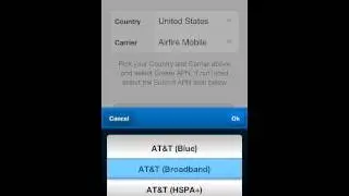 How to install AT&T APN on iPhone or iPad