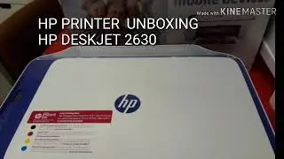 HP DESKJET 2630 series PRINTER UNBOXING